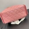 Chanel 25 Small Handbag Grained Calfskin & Gold-Tone Metal Pink