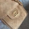 Chanel 25 Medium Handbag Washed Denim & Gold-Tone Metal Amber