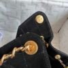 Chanel 25 Medium Handbag Washed Denim & Gold-Tone Metal Black