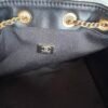 Chanel 25 Medium Handbag Washed Denim & Gold-Tone Metal Black