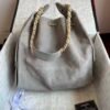 Chanel 25 Big Handbag Washed Denim & Gold-Tone Metal Grey