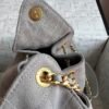 Chanel 25 Big Handbag Washed Denim & Gold-Tone Metal Grey