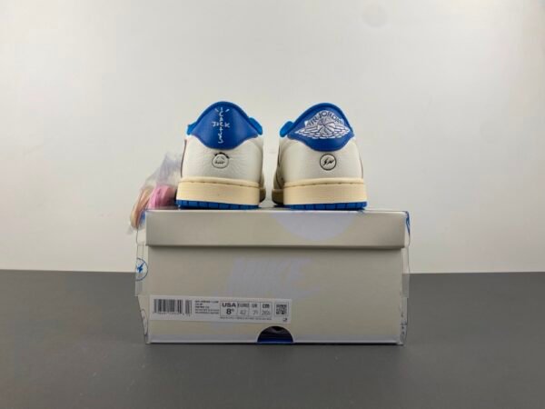 Jordan 1 Retro Low OG SP Fragment x Travis Scott Sail Military Blue DM7866-104