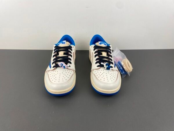 Jordan 1 Retro Low OG SP Fragment x Travis Scott Sail Military Blue DM7866-104