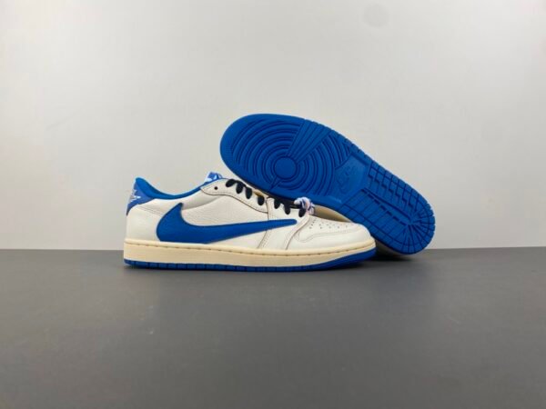 Jordan 1 Retro Low OG SP Fragment x Travis Scott Sail Military Blue DM7866-104