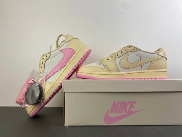 Jordan 1 Retro Low OG SP Travis Scott Shy Pink  IQ7604-100