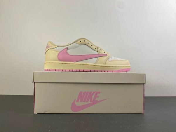 Jordan 1 Retro Low OG SP Travis Scott Shy Pink  IQ7604-100