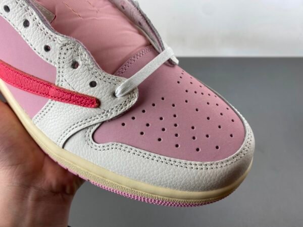 Jordan 1 Retro Low OG SP Travis Scott Sail Tropical Pink  IQ7604-101