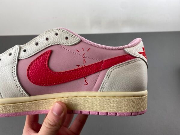 Jordan 1 Retro Low OG SP Travis Scott Sail Tropical Pink  IQ7604-101