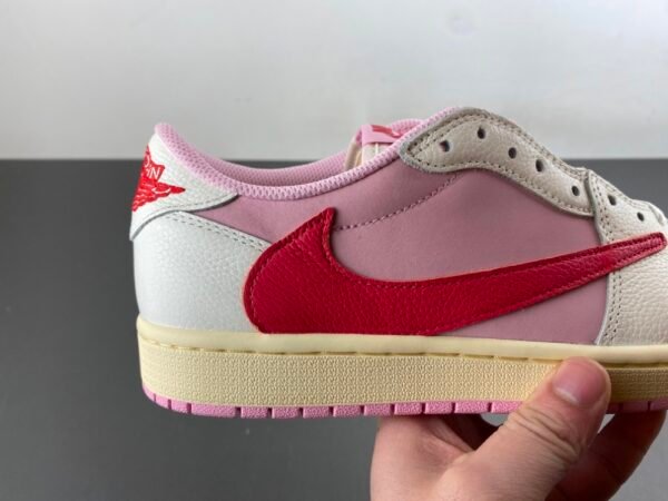 Jordan 1 Retro Low OG SP Travis Scott Sail Tropical Pink  IQ7604-101